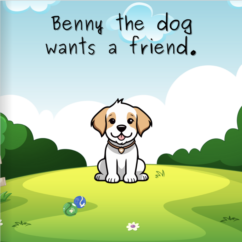 Teacher Book and Playkit  Resource:  Benny the dog wants a friend.